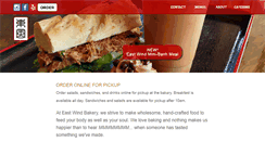 Desktop Screenshot of eastwindbakery.com